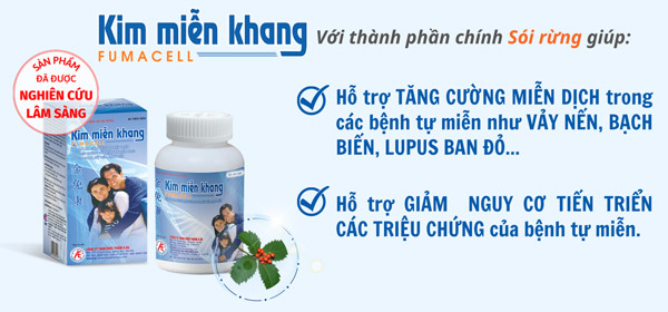 Viên uống Kim Miễn Khang điều hòa miễn dịch, ngừa tái phát bệnh bạch biến
